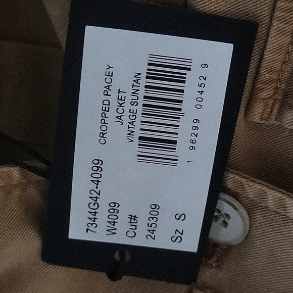 Paige NWT Pacey Crop Denim Jacket - Picture 4 of 13